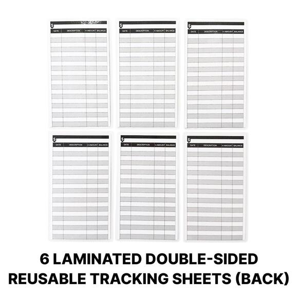 Budget Binder, Cash Envelopes, Reusable Tracker Sheets, A6 Money Binder - Picture 6 of 7